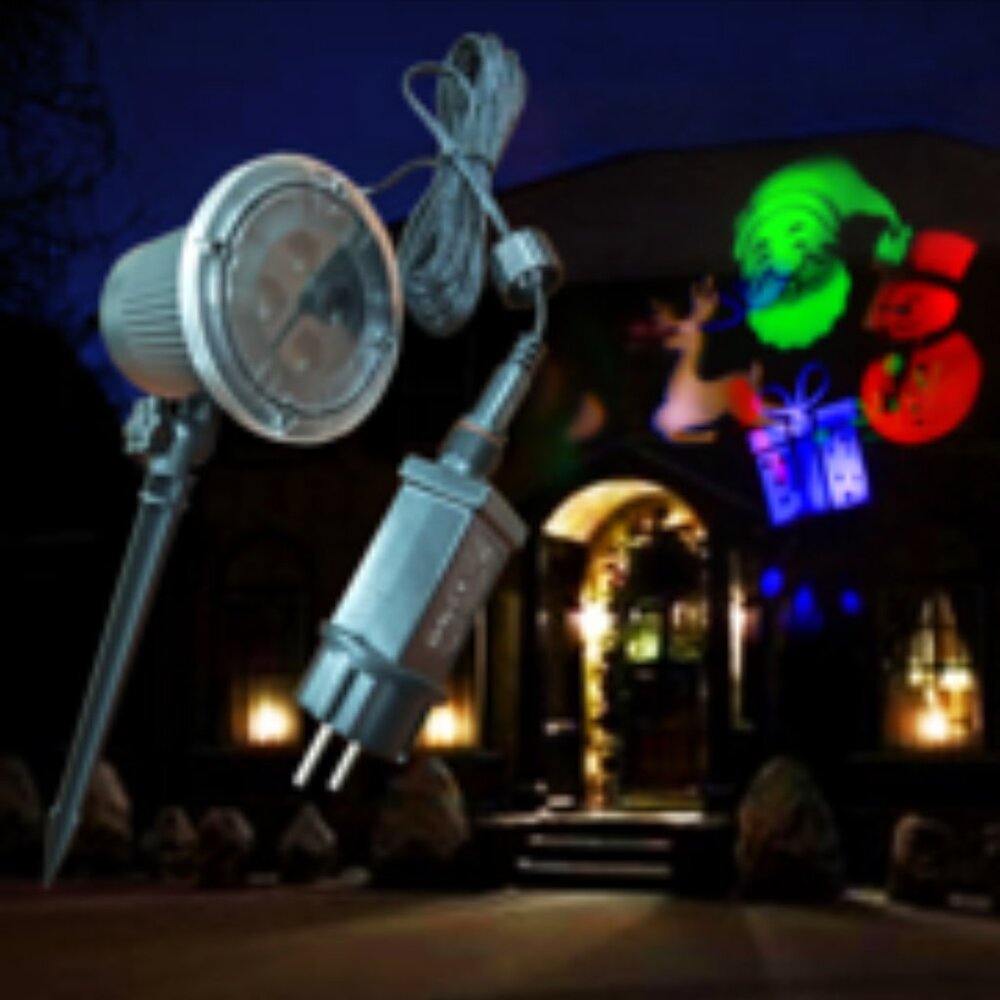 Led Christmas Projector, Motion Laser Light, Waterproof.